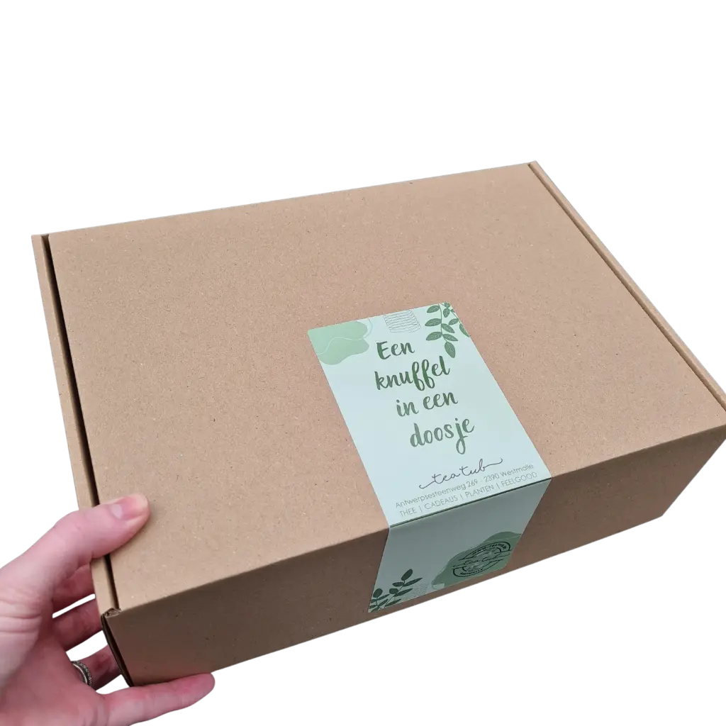 Thee & zoetwaren cadeaubox M €30