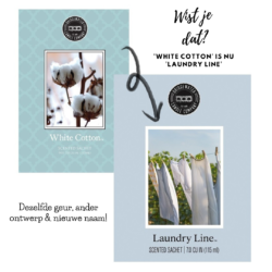 White Cotton - Laundry Line
